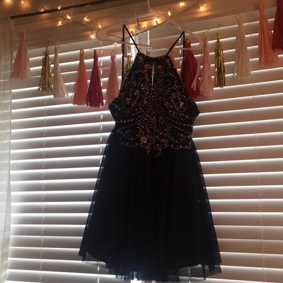 navy formal dress - Picture 1 of 3